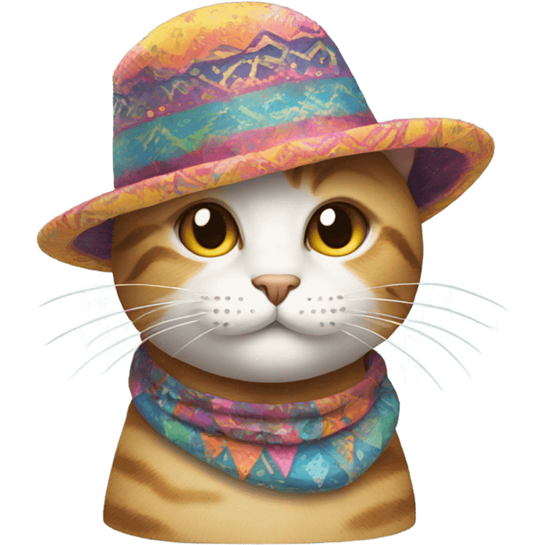 cat with a hat emoji