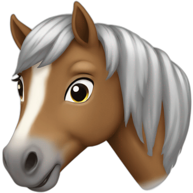 Pony horse  emoji