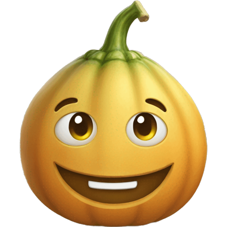 smiling gourd emoji