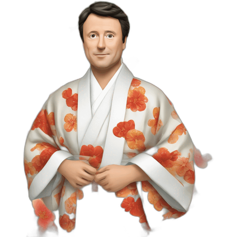 matteo renzi kimono emoji