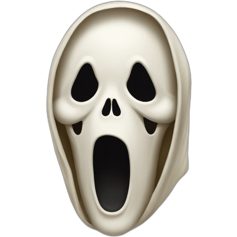 Ghostface scream emoji