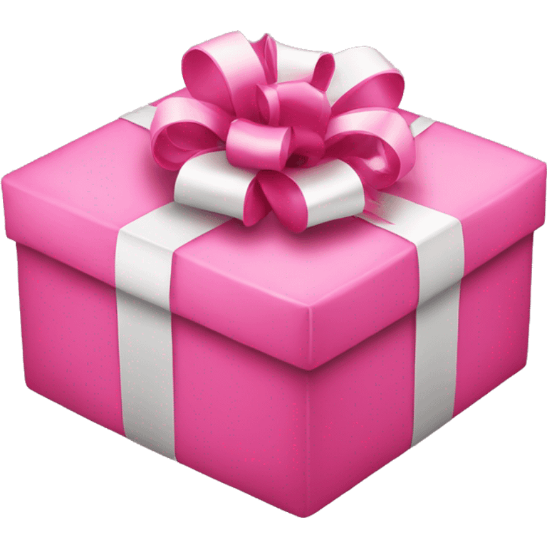 pink christmas gift  emoji