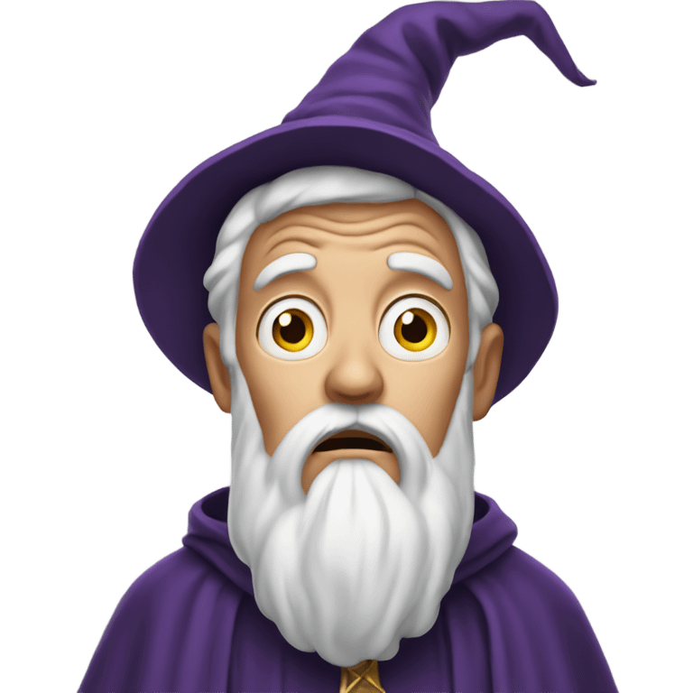 shocked wizard emoji