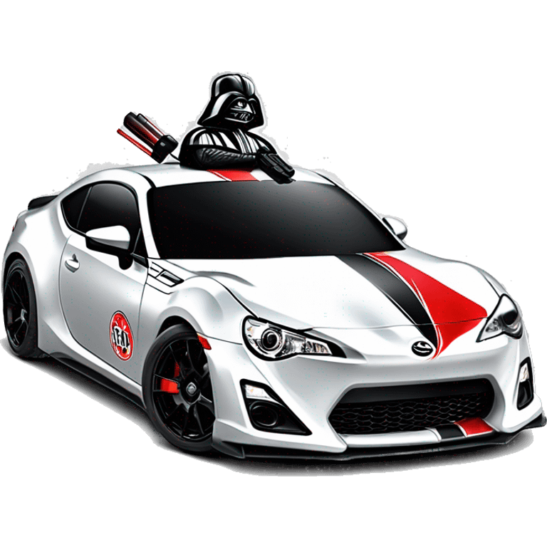 Open wheel Formula One style, 2013 Scion fr-s themed,Darth Vader’s race car, light saber headlights, exposed suspension  emoji