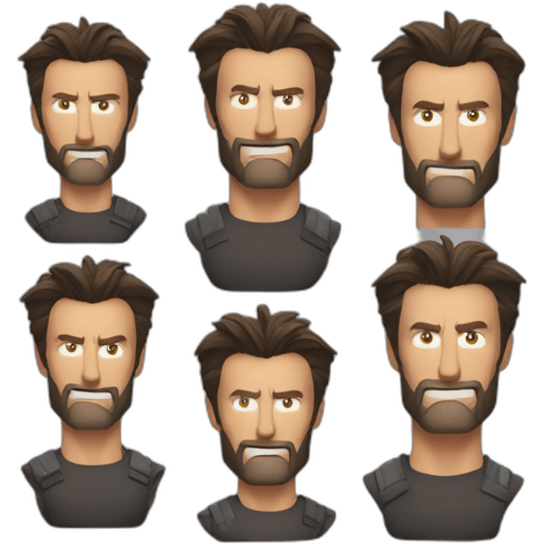 hugh jackman wolverine emoji