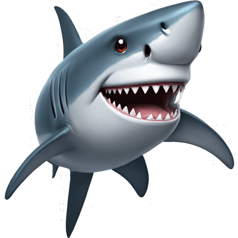 shark with tophath emoji