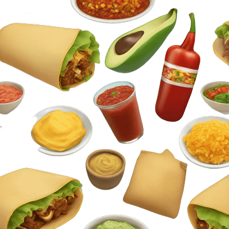 Mexican foods  emoji