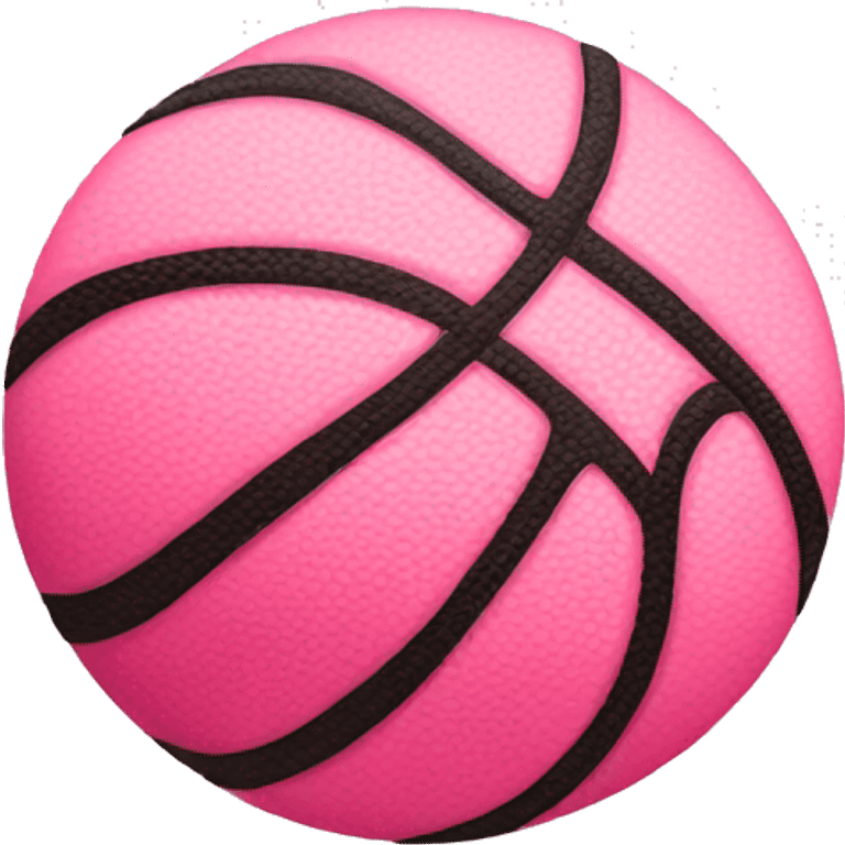 Pink basketball  emoji