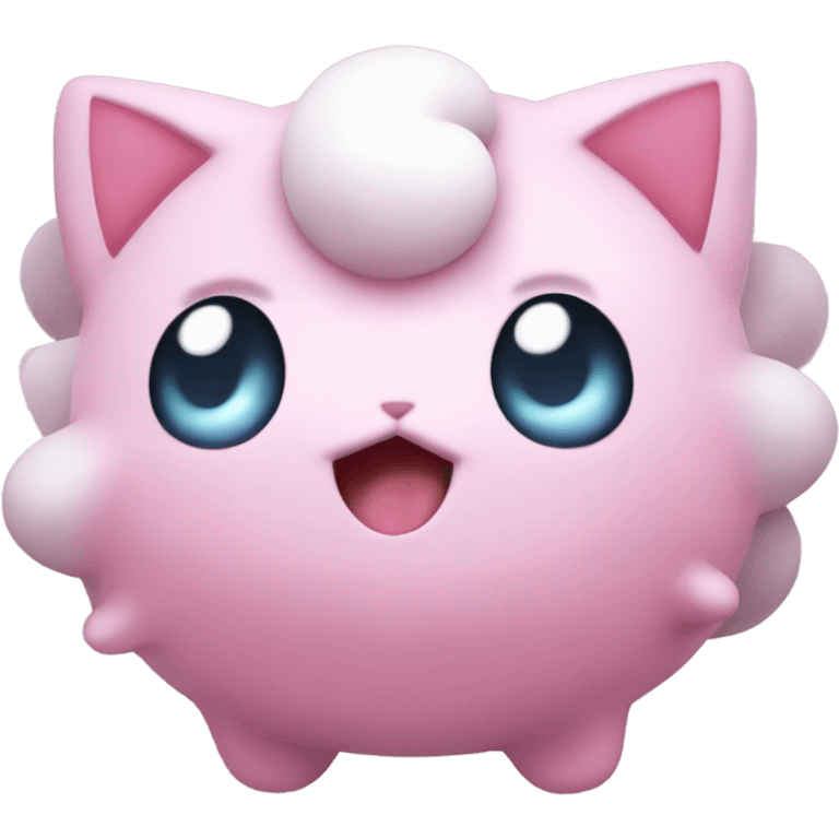 Jiggly puff from pokemon emoji