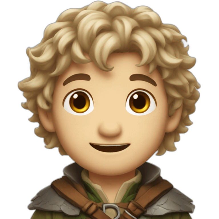 Cute hobbit emoji