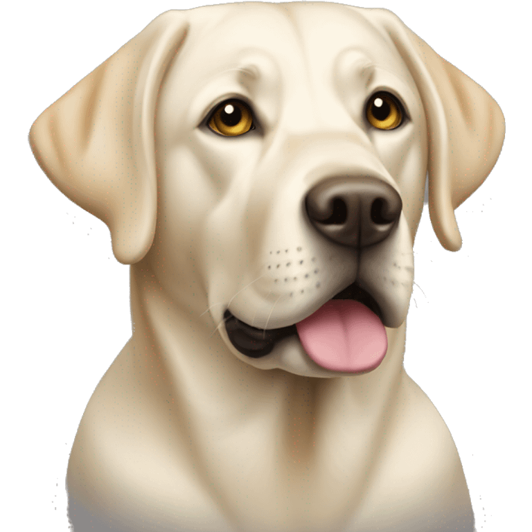 Labrador blanco emoji