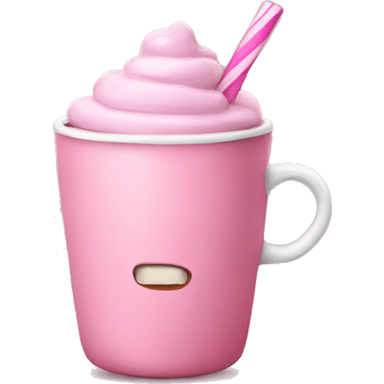 pink hot chocolate  emoji