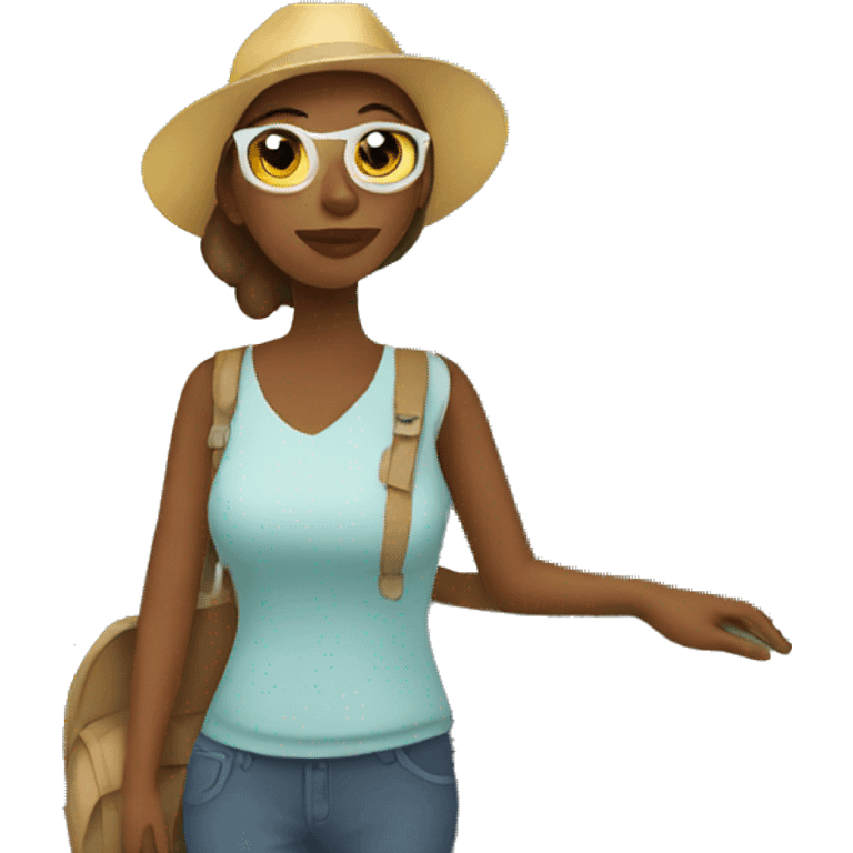 Travel mama emoji