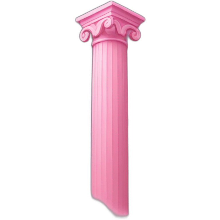 pink column in the clouds emoji