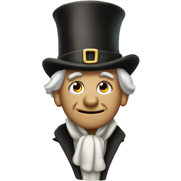 Ebenezer Scrooge in the Christmas Mood emoji