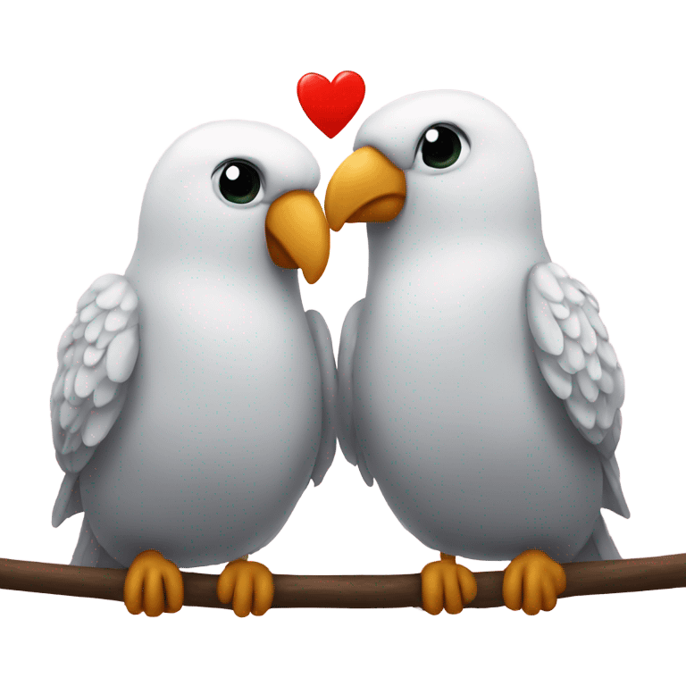 love birds emoji