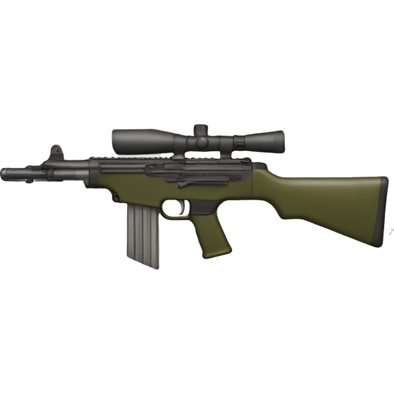 military rifle emoji