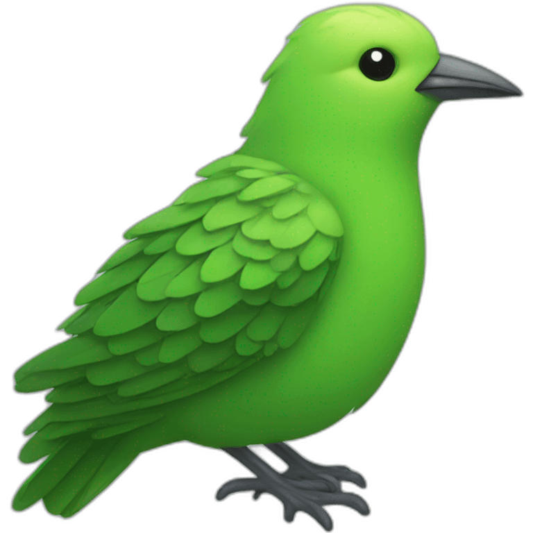 green bird emoji