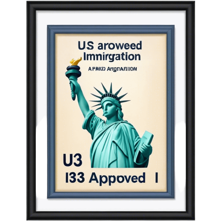 U.S. Immigration "I-130 Approved" emoji