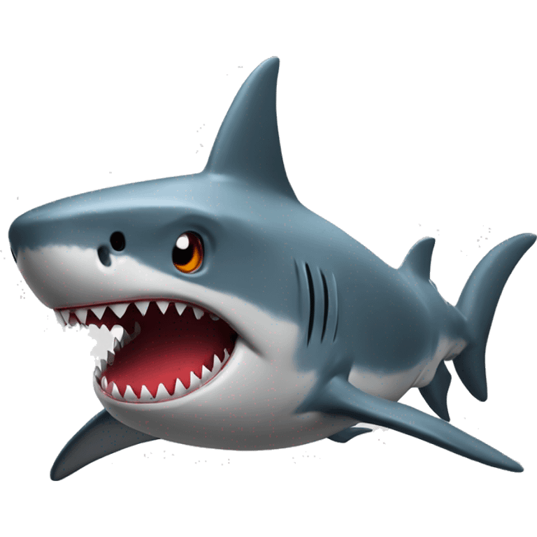 Shark with tophat magma emoji