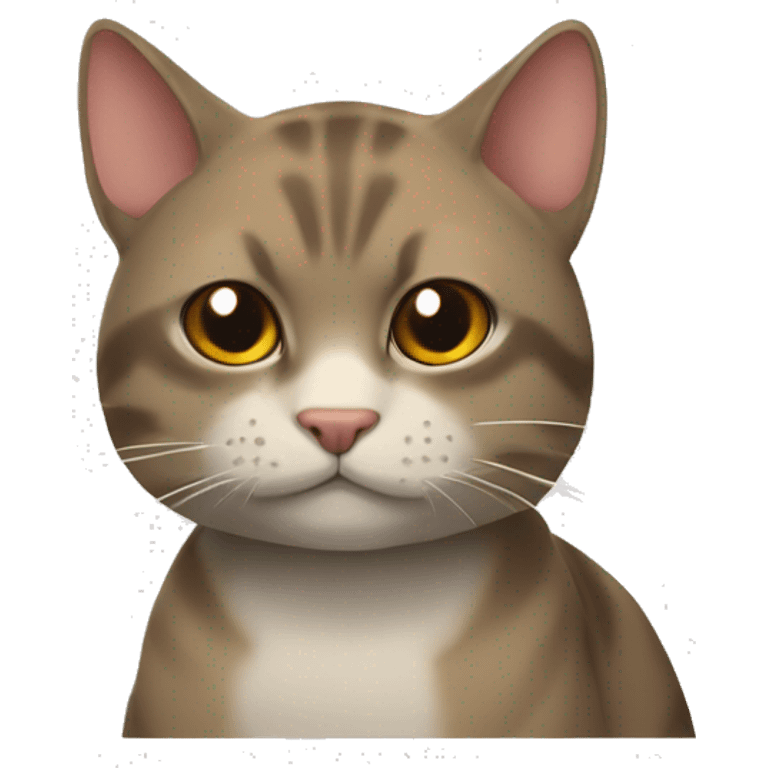 Gato con moño  emoji