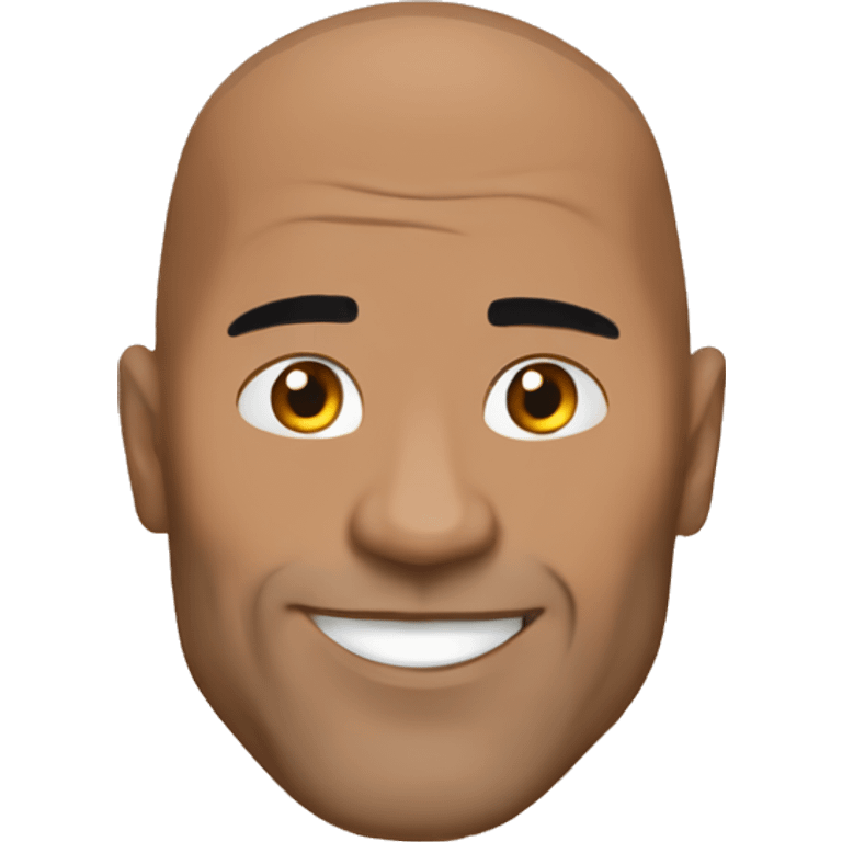 the rock with capcut emoji