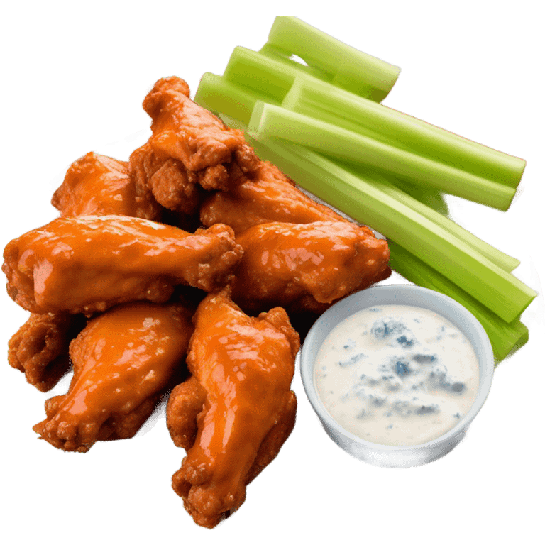 Buffalo and chicken wings emoji