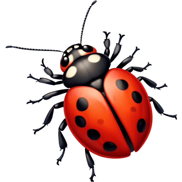 Simple lady bug emoji