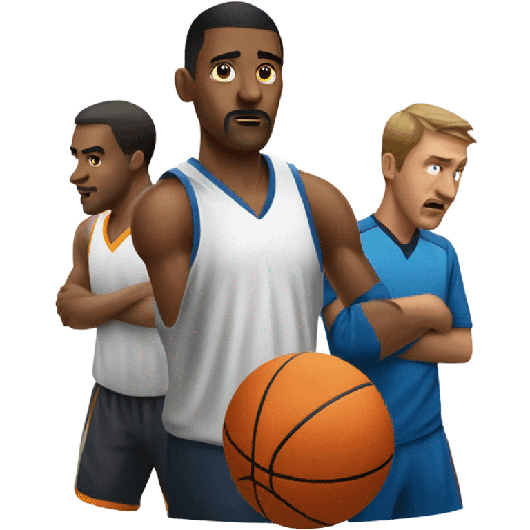 Cheating at basketball emoji