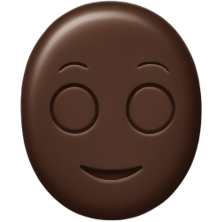 dark chocolate tablet emoji