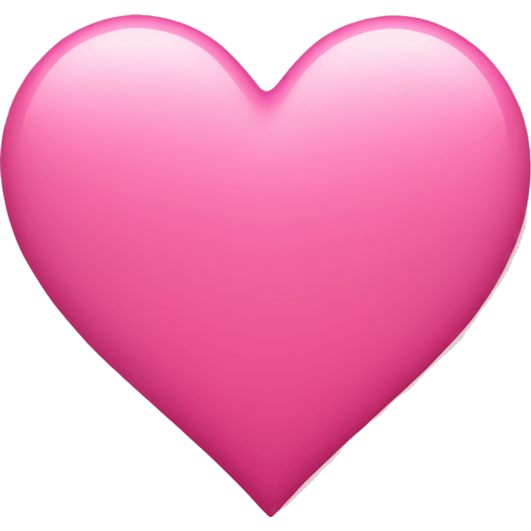 Pink heart  emoji