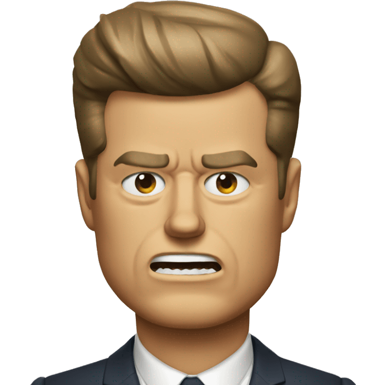 John F. Kennedy angry emoji