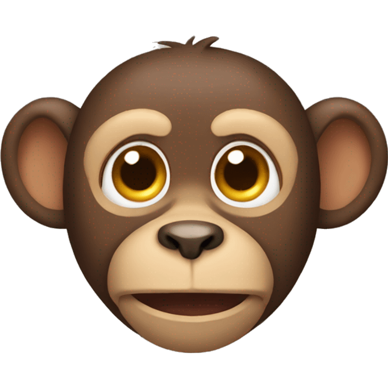 Monkey with dog ears emoji