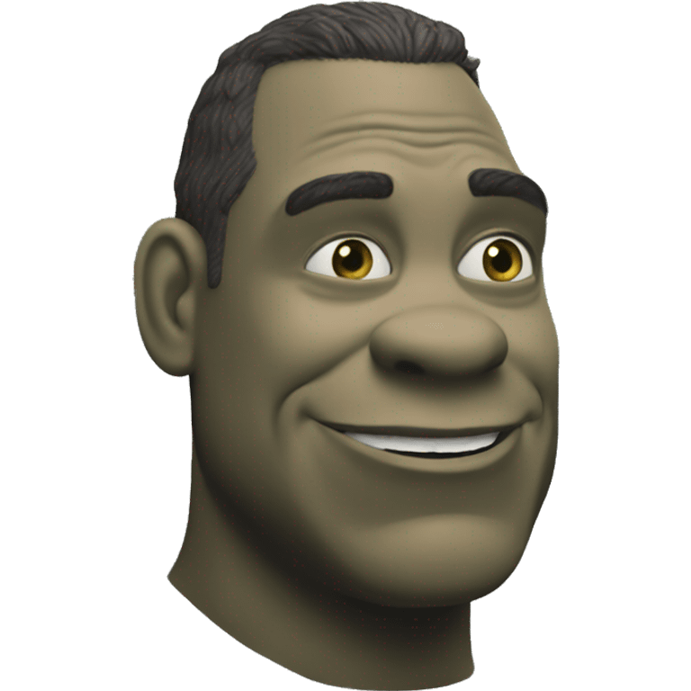 Shrek supportant le psg emoji