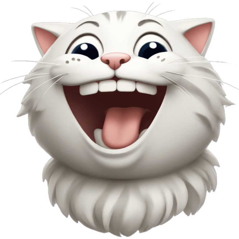 Laughing cat emoji