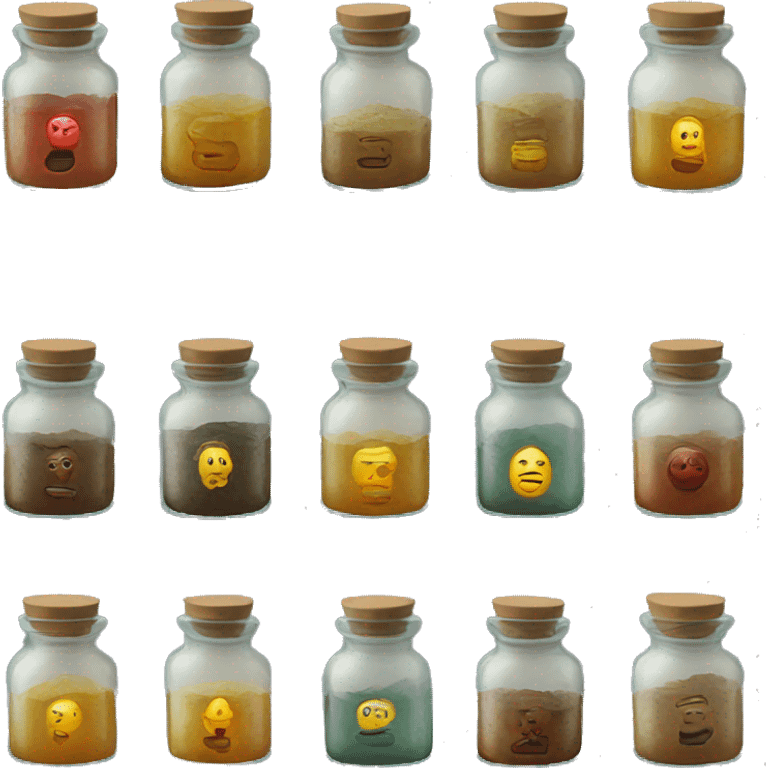 Tincture jars emoji