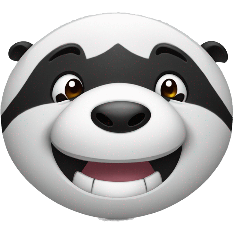 Panda laughing  emoji