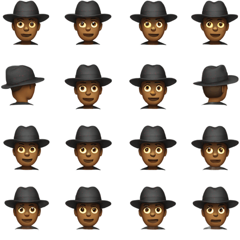 Man with hat emoji