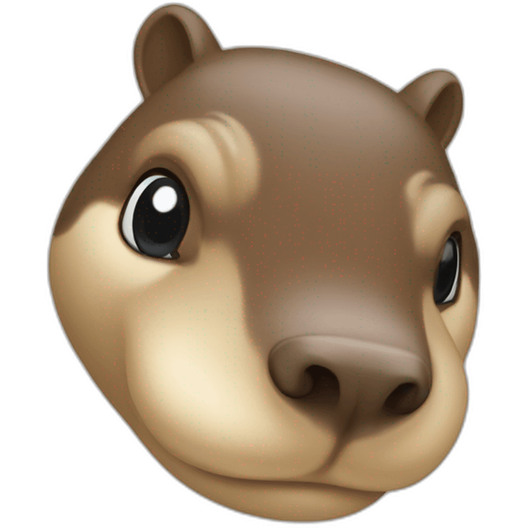 Une loutre sur un cheval emoji