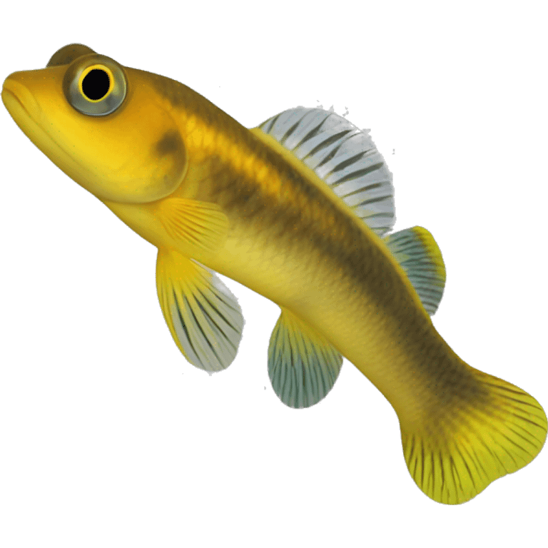 River Goby, Yellow River Goby (Eng.), Gobio de Río  emoji