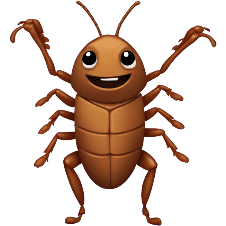 Mexican cockroach dancing emoji