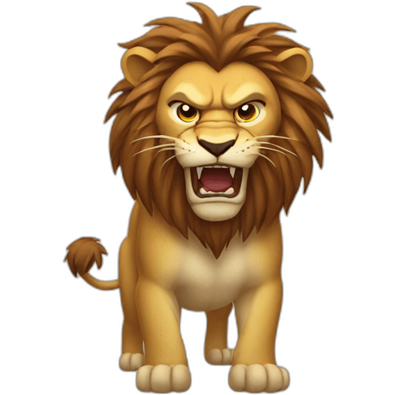 Anger  lion emoji