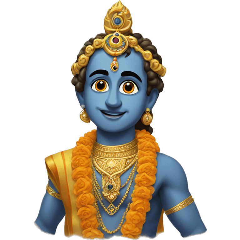 Lord Krishna kirita emoji