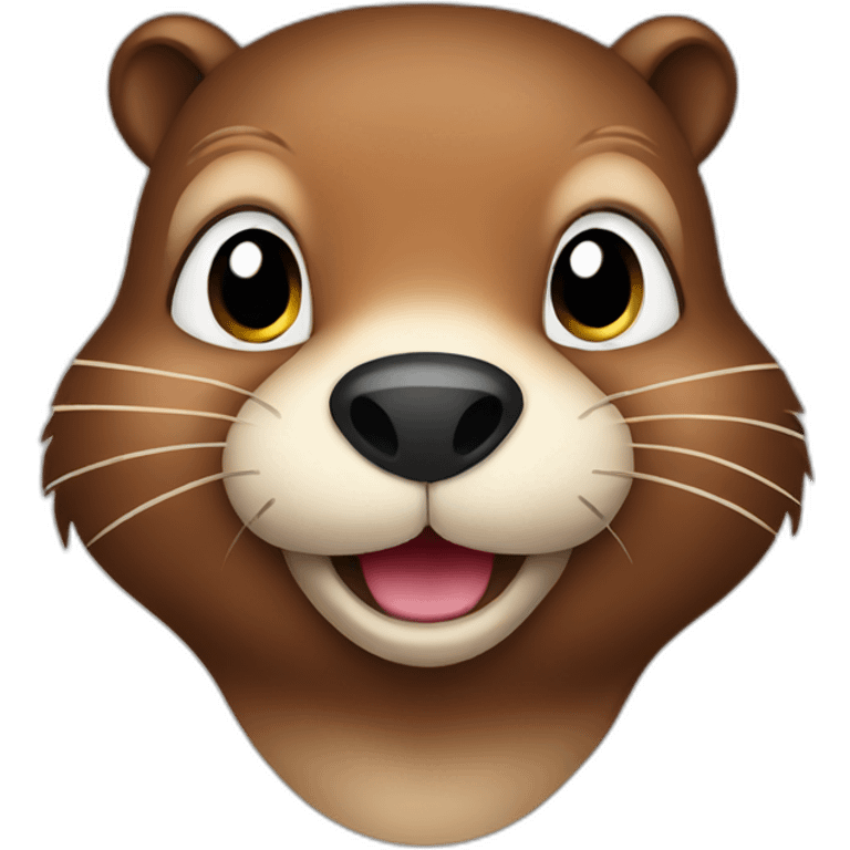 cute beaver emoji