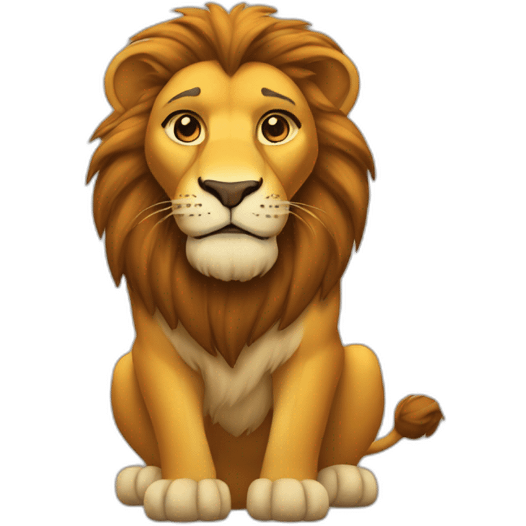 Roi lion emoji