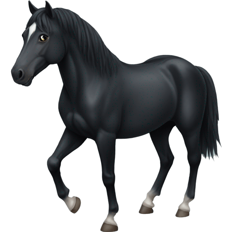 black horse  emoji