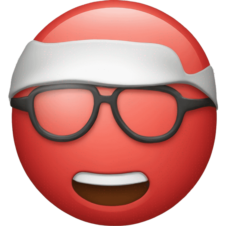 Periódico infinito rojo emoji