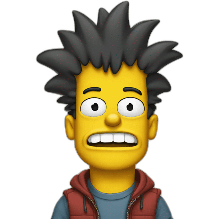 bart simpson amoureux  emoji