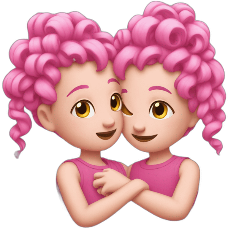 pinkies intertwined to make a promise emoji