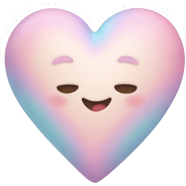 Pastel heart emoji